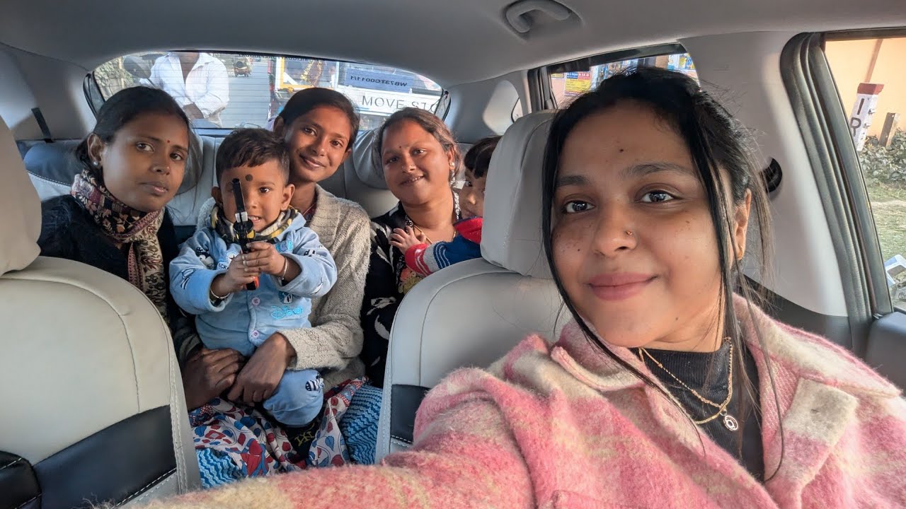 ব্যস্ত জীবনের মাঝখানে একদিন শুধু পরিবার, আর খাঁটি সুখ ;পৌছালাম মামাবাড়ি তে।💜🥰 #viral #vlog #video