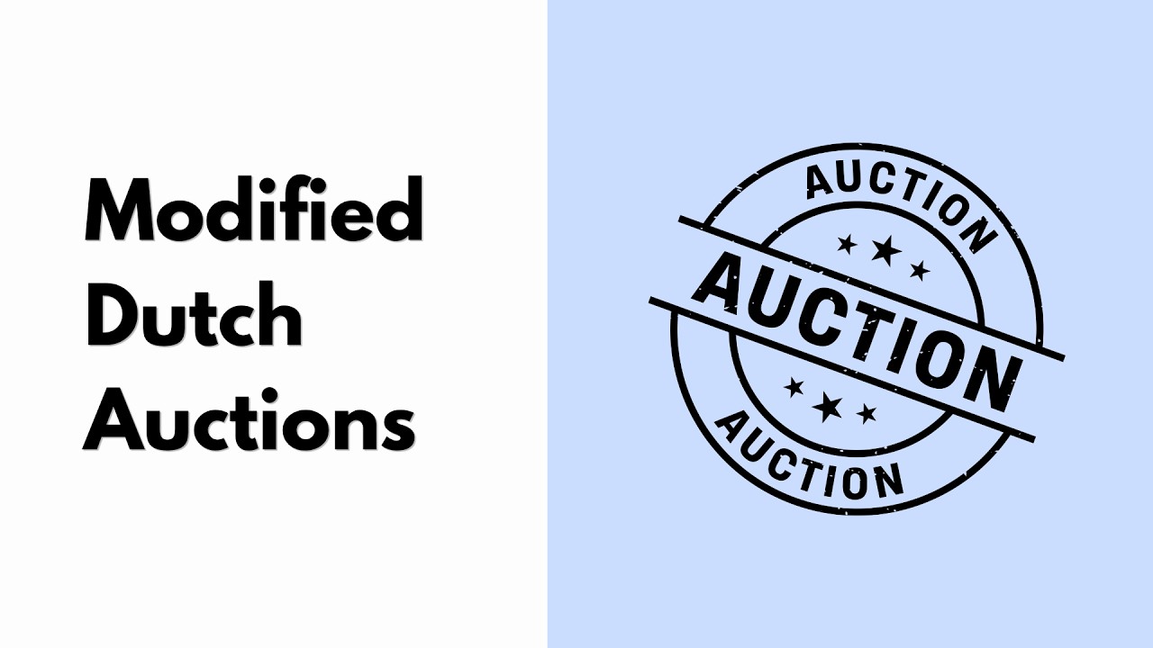 Modified Dutch Auctions Explained: Share Repurchases, Price Discovery, and Tender Offer Mechanics