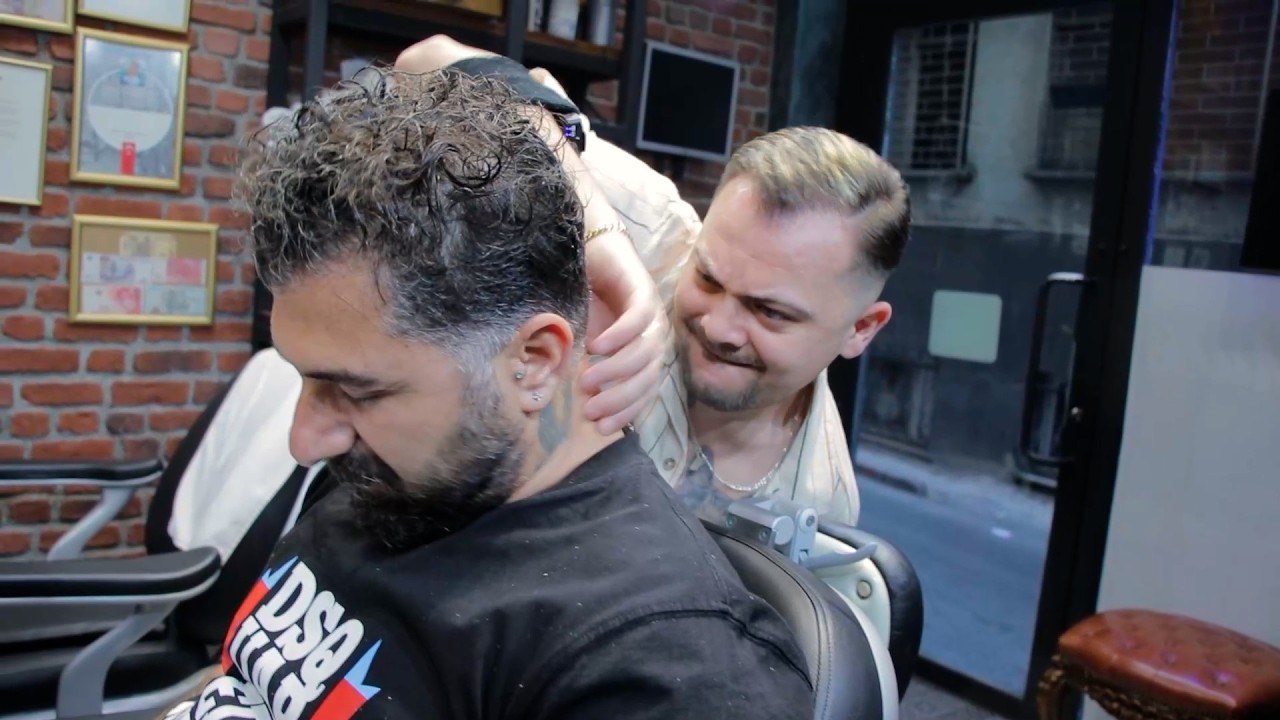 An extremely Relaxing Experience: MASSAGE ASMR In Real Barber Shop