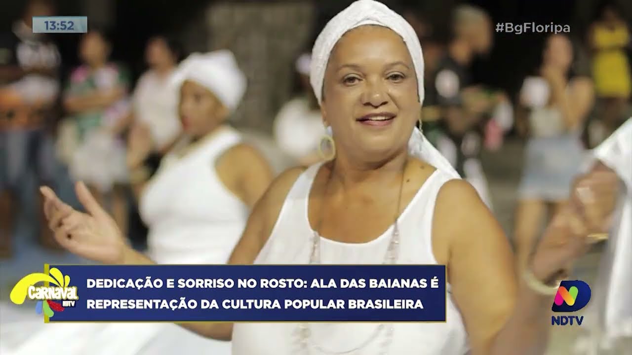 Conheça a história da tradição da ala das baianas das escolas de samba