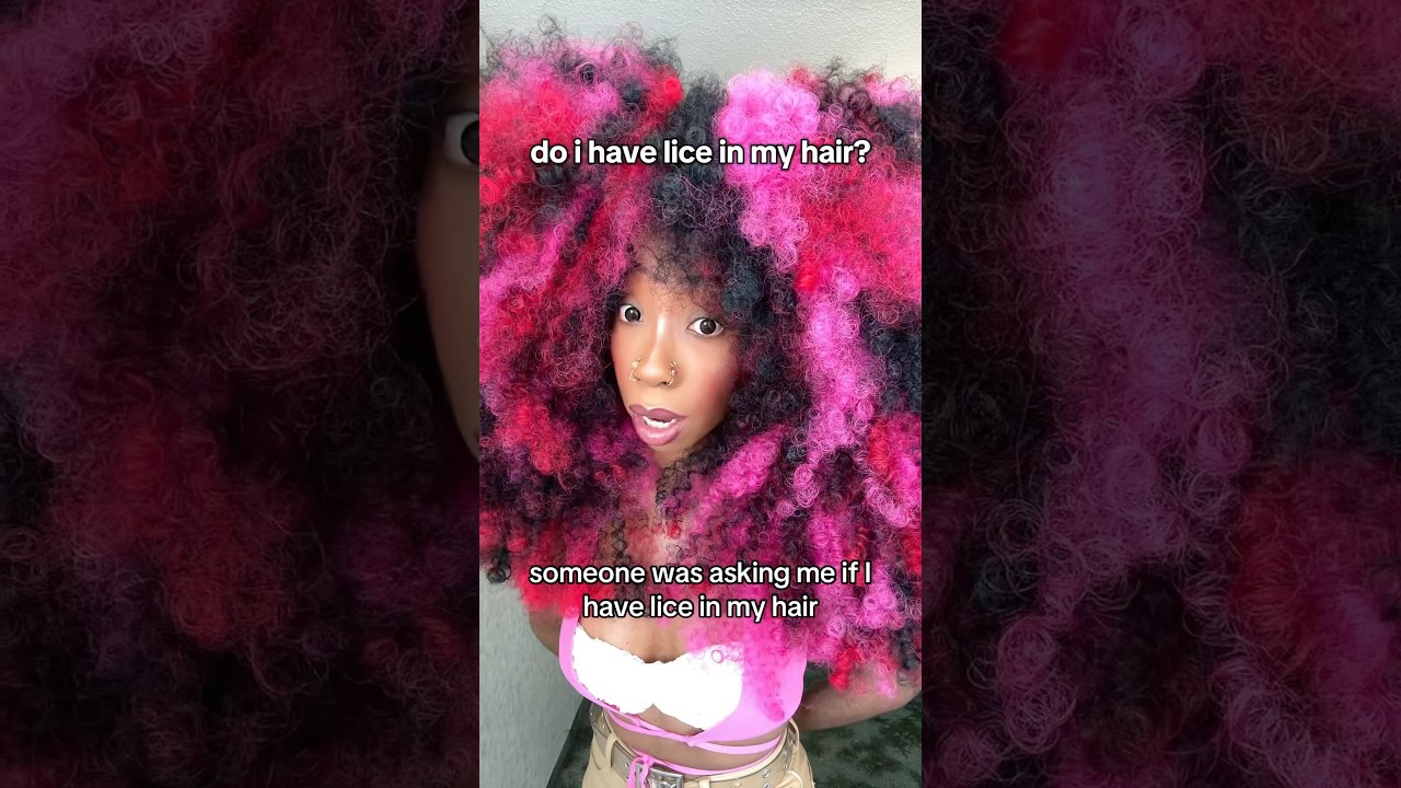 someone asked me if i have lice in my hair? #hairvideo #hairvideos