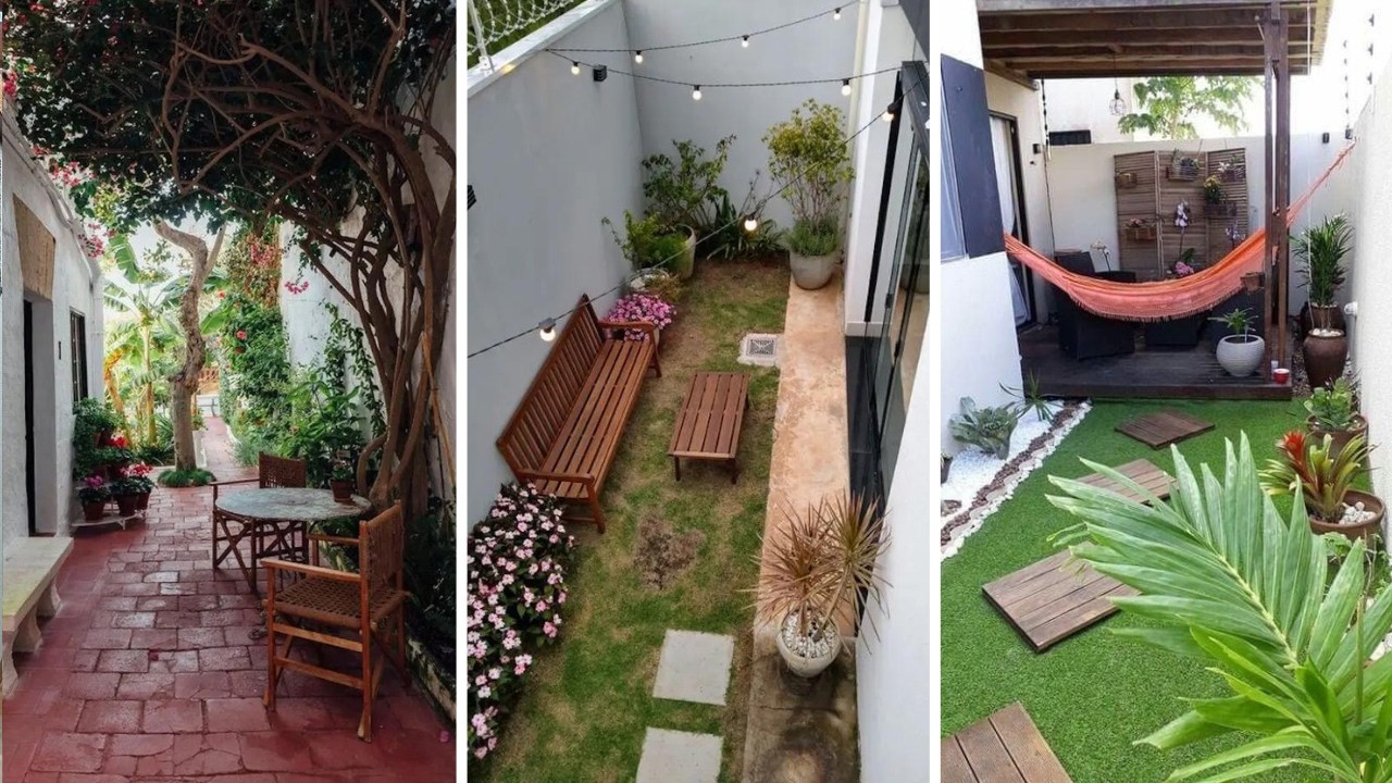 +273 iDEAS inspiradoras para PATIOS LATERALES que le permitirán aprovechar su espacio al aire libre