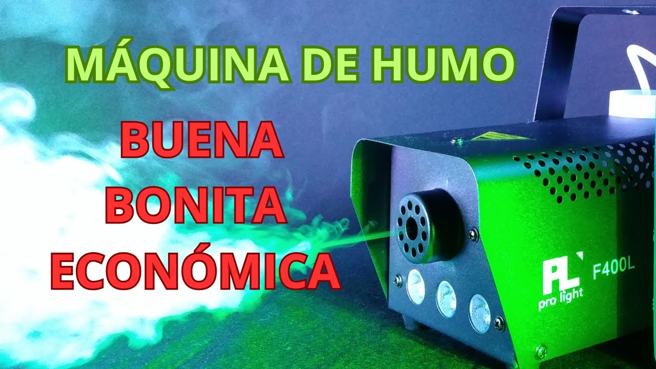 🔥 Máquina de Humo con Luces LED 500W | Así funciona 🎶