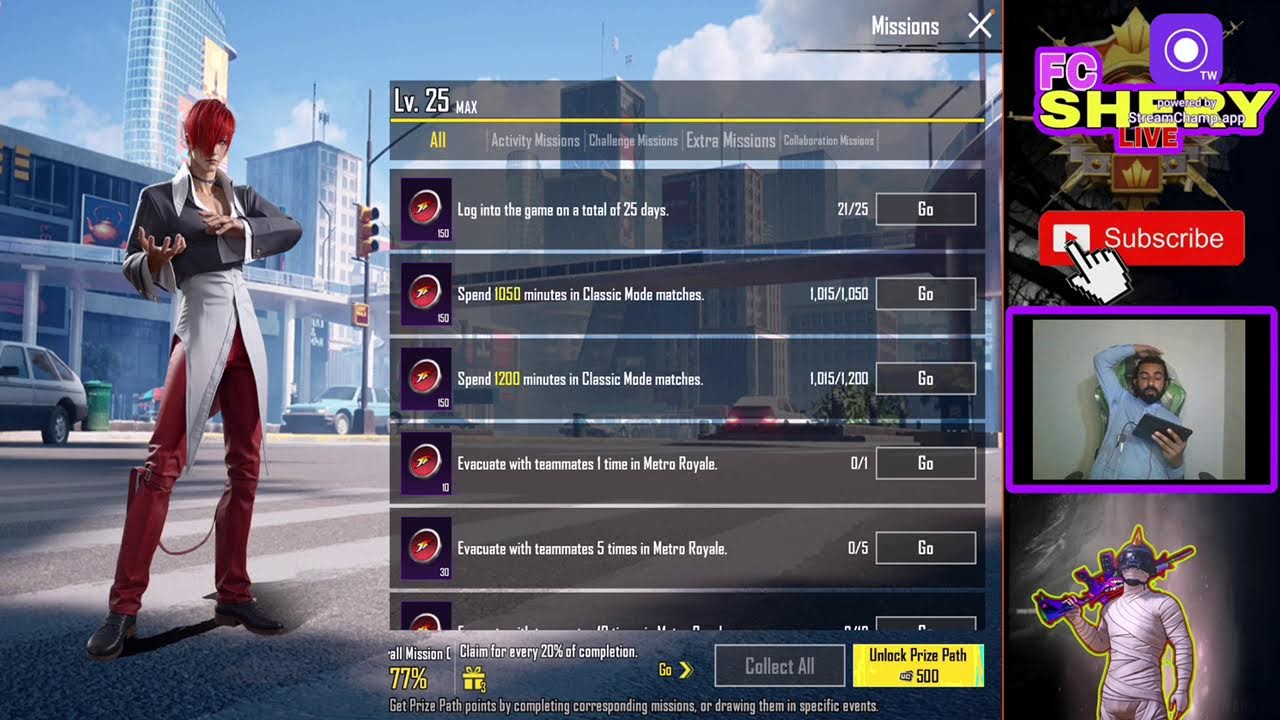 HARD LOBBY PLAY  BEST PUBG RUSH LIVE GAMEPLAY STREAM PUBG MOBILE /FC SHERY LIVE /SARAIKI GAMERS