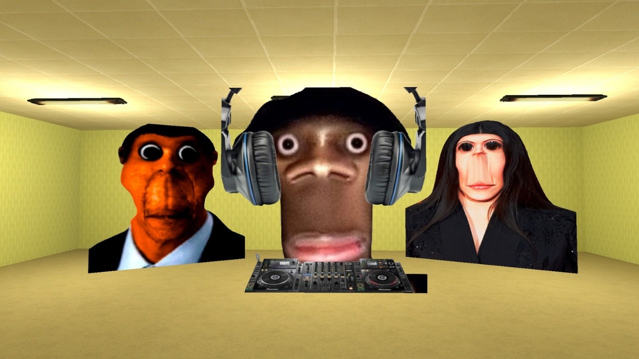 Garry’s Mod Nextbot Run – Obunga, Disco Pringle & Ungalia#Nextbots_#Garry's world 200k