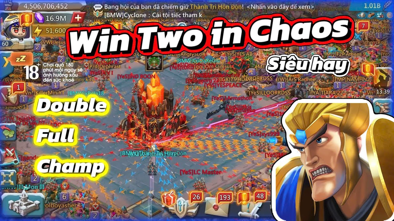 LORDS MOBILE !!! CUỘC HỘI NGỘ VỚI ANH EM DOM 3.
