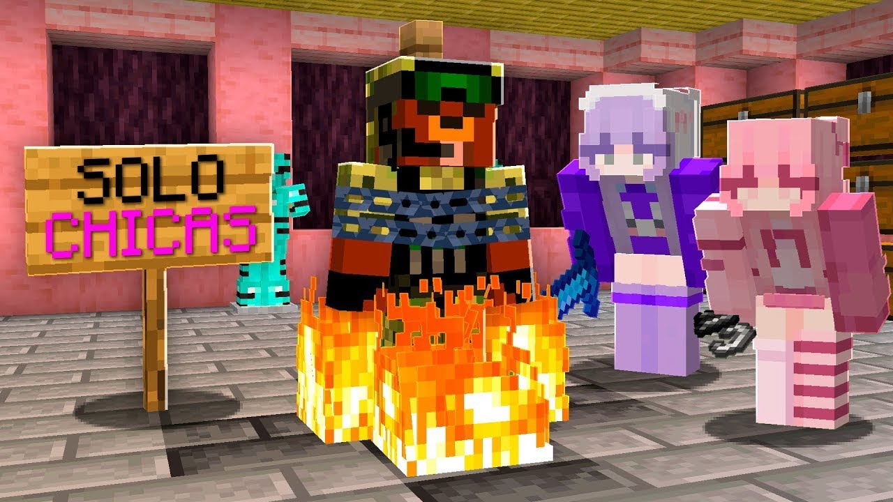 Me INFILTRÉ en un CLAN Formado SOLO por CHICAS en Minecraft