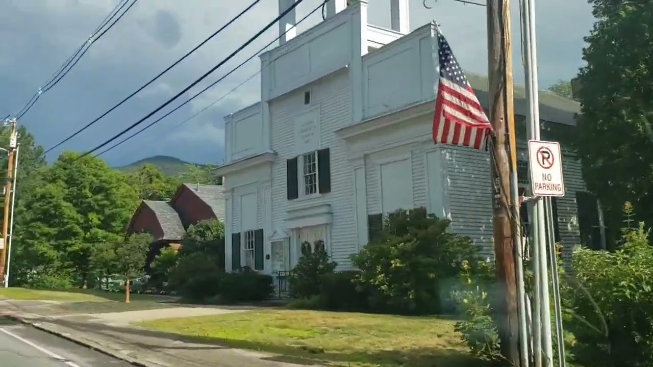 Driving through Jackson, New Hampshire