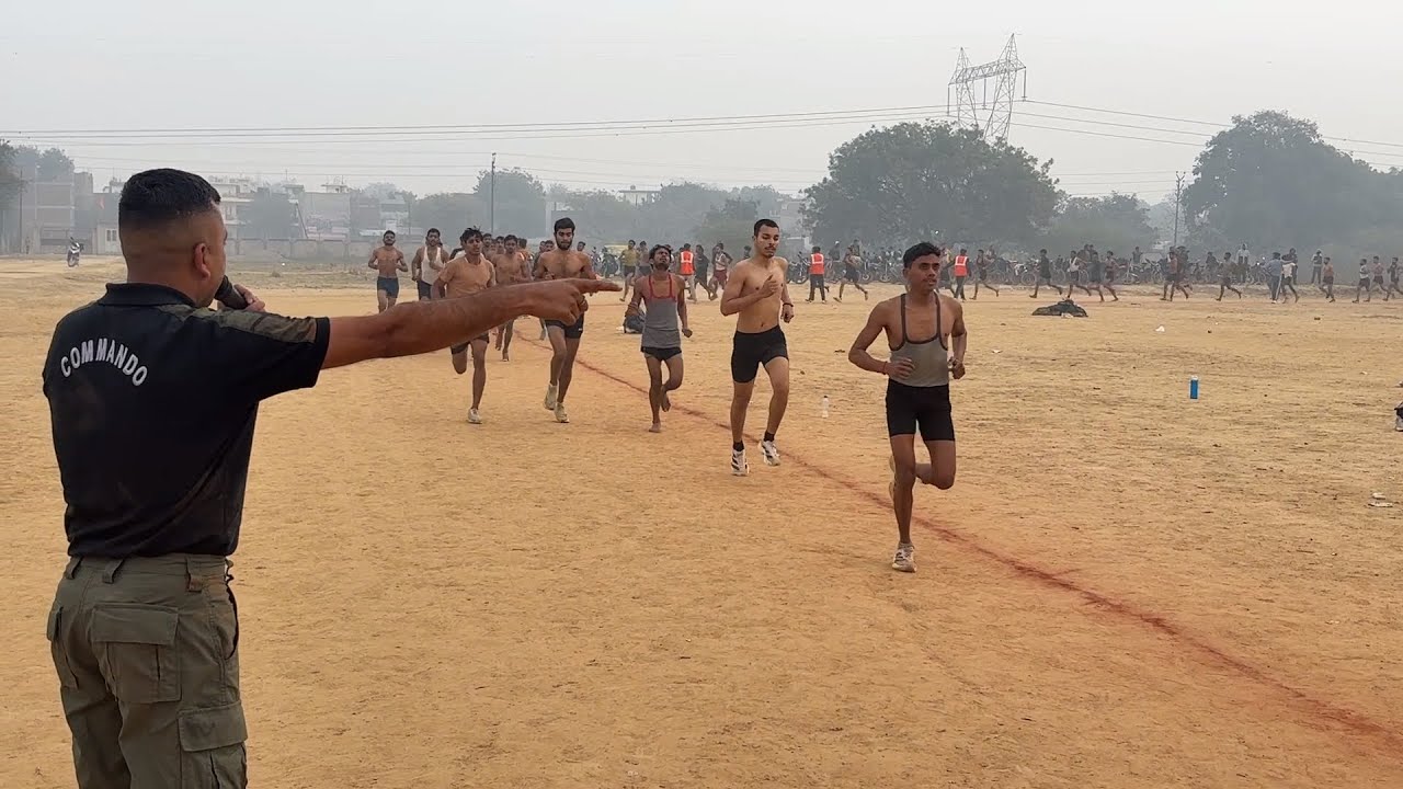 Indian Army Agniveer Bharti 1600 मीटर |देश के शेर 1600 Meter Race Trail | JD PHYSICAL ACADEMY 
