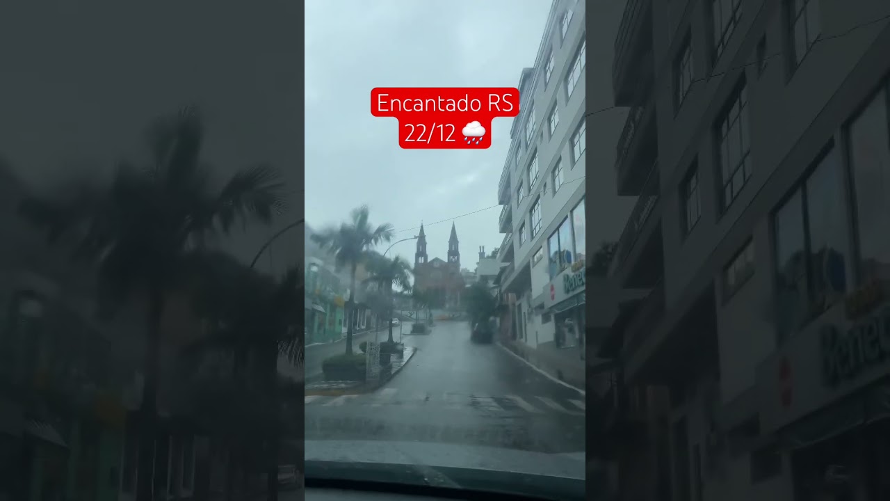 Encantado RS, 22/12! #chuva #clima #tempo