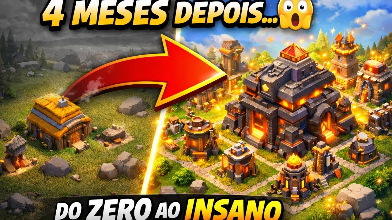 COMECEI DO ZERO… 4 MESES DEPOIS A VILA ESTÁ INSANA 😱 | Vila do Zero EP17