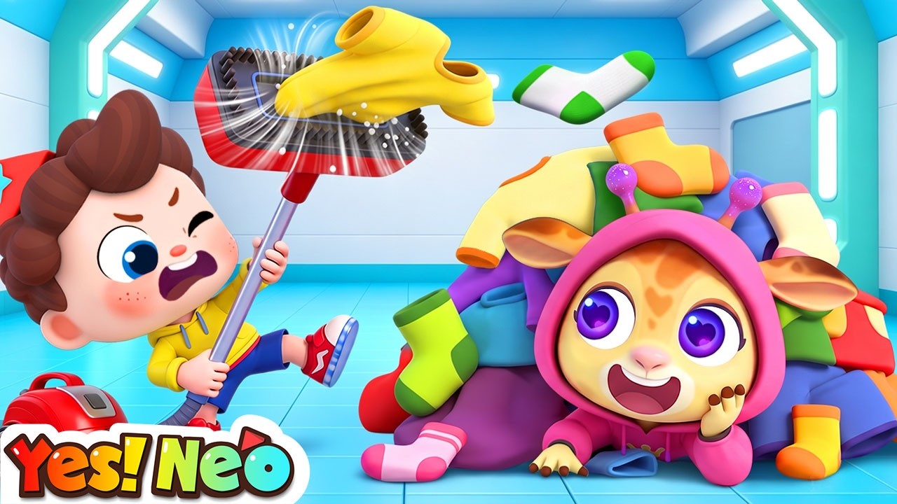 Kids Escape Room Adventure 2 | Clean-Up Challenge | Good Habits | Kids Songs | Yes! Neo