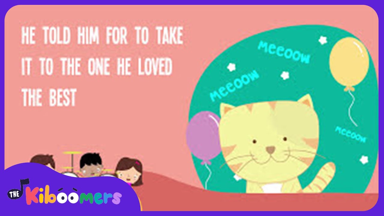 The Cat Came Back Lyric Video - The Kiboomers Preschool Songs & Nursery Rhymes for Circle Time