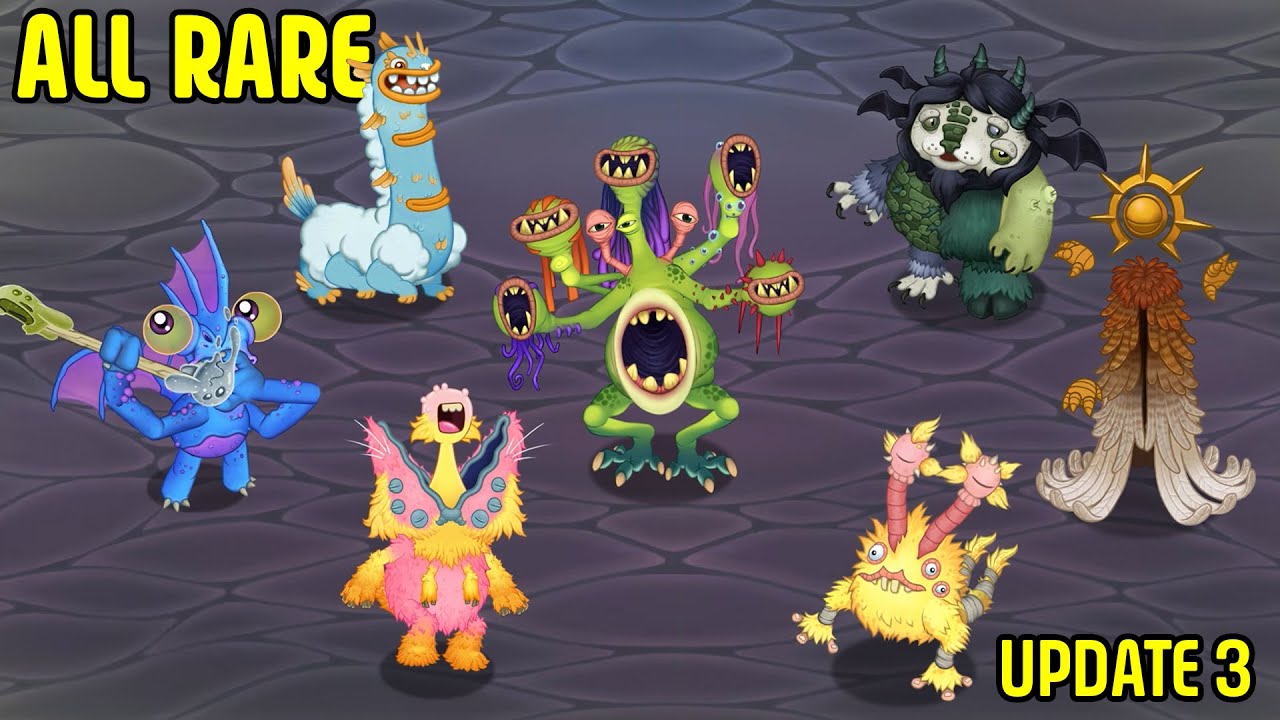 All Rares Ethereal Workshop - Update 3 + Rare Whaill (My Singing Monsters)