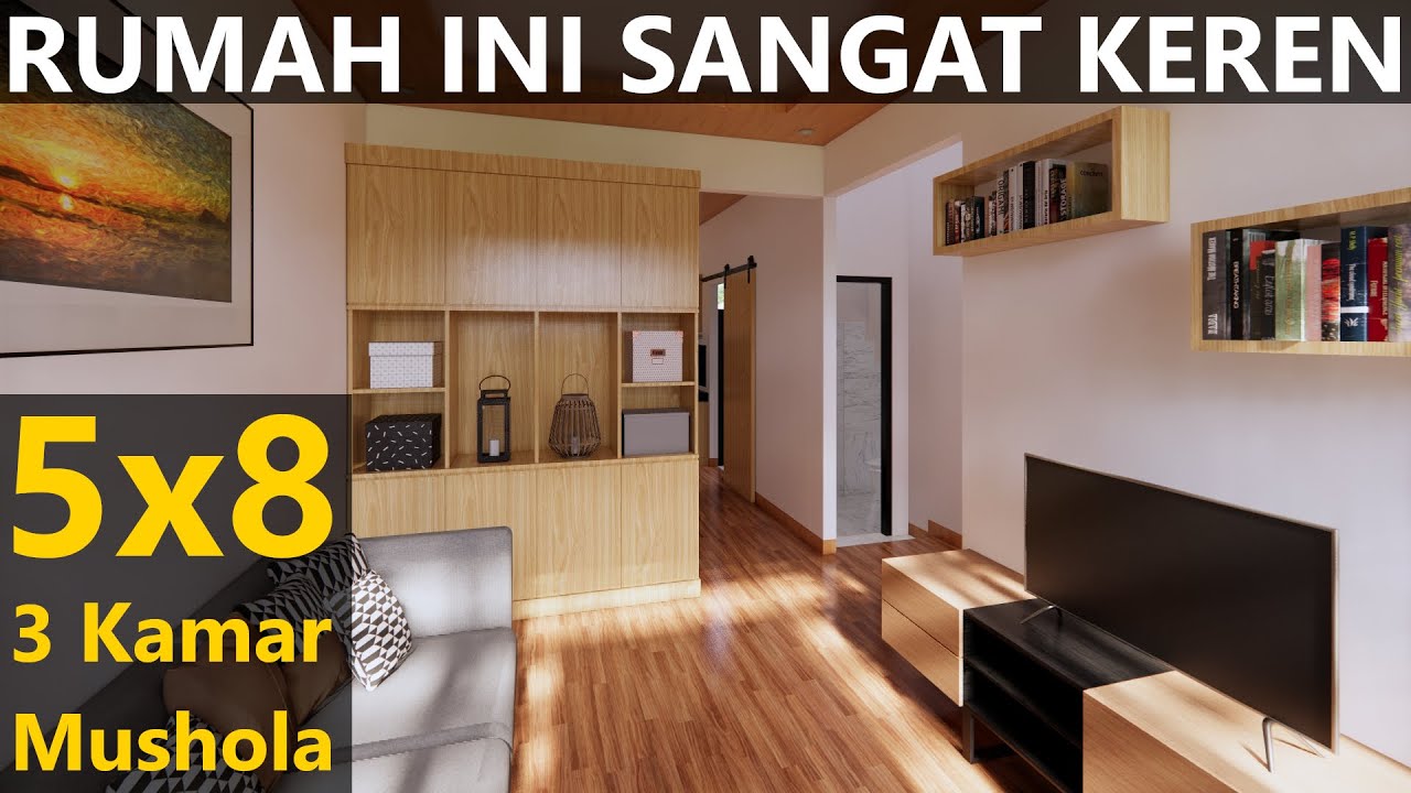 Rumah Minimalis 5x8 meter ini KEREN BANGET