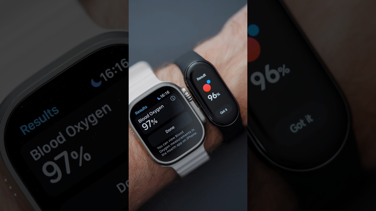 Apple Watch Ultra против Mi Band 8