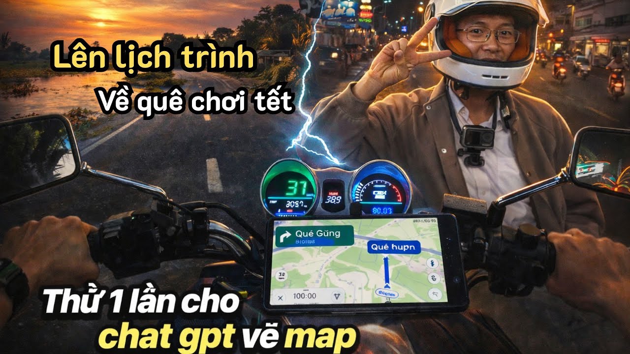 Vlog 11: Về quê ăn tết với CBX250 và cung đường mới
