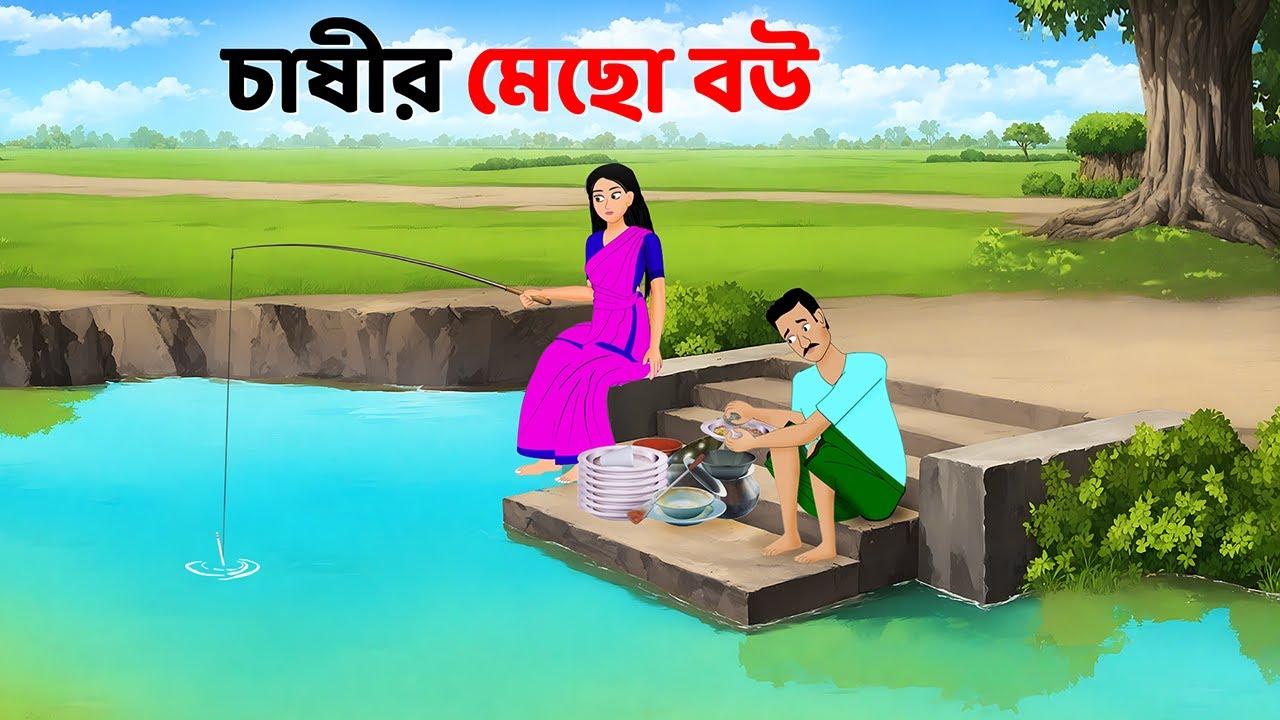 চাষীর মেছো বউ | Bengali Moral Stories Cartoon | Bangla Animaton Story | Golpo Konna
