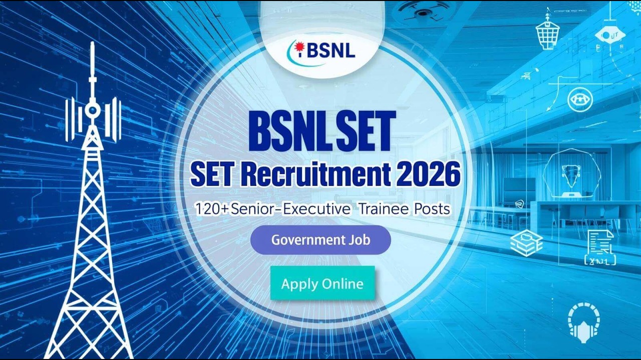 BSNL Recruitment 2026 | Apply Online | Eligibility, Salary, Exam Pattern