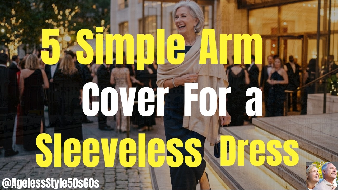 5 Simple Arm Covers for a Sleeveless Dress (No-Sew Hack!)