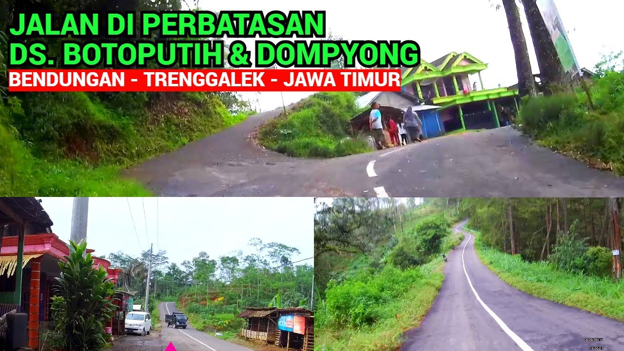 Suasana di Perbatasan Desa Botoputih-Dompyong, Kec. Bendungan | Pegunungan Wilis Trenggalek Jatim