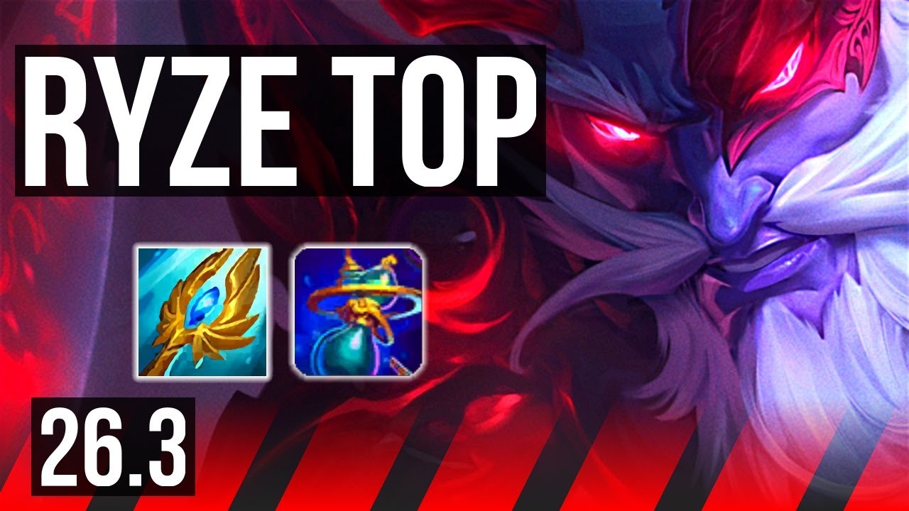 RYZE vs MORDEKAISER (TOP) | Good KDA: 10/1/4 | EUW Diamond | 26.3