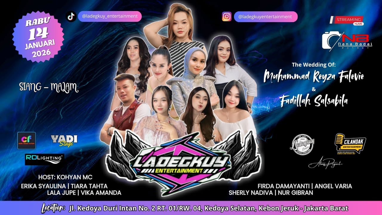 LIVE LADEGKUY Music || Rabu,14 Januari 2026 ||Jl.Kedoya Duri intan Kebon Jeruk Jakarta Barat (SIANG)