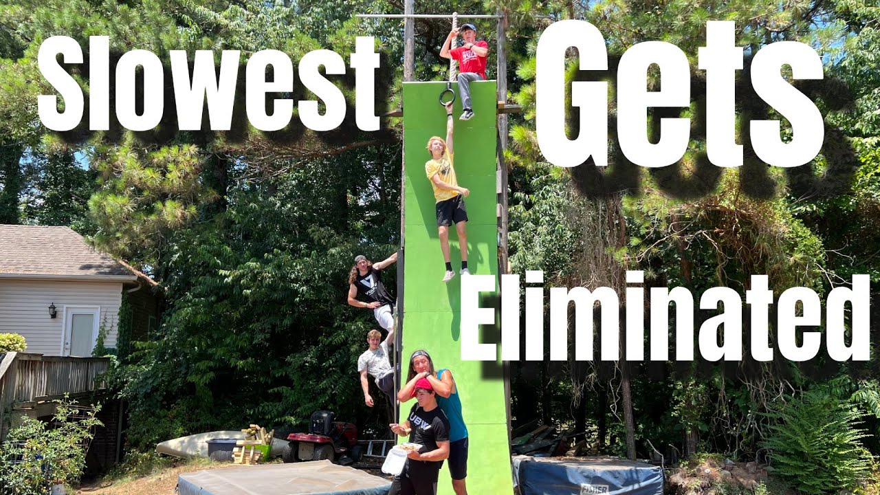 Backyard Elimination Ninja Warrior Courses