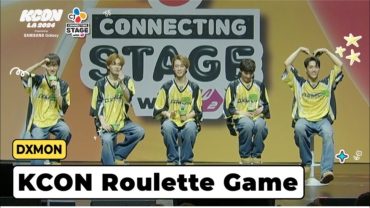 [KCON Roulette Game] DXMON | 💓 CJ CONNECTING STAGE WITH M2 | KCON LA 2024