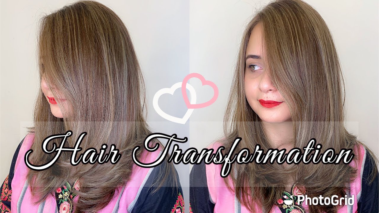 ASH BLONDE HIGHLIGHTS | HAIR COLOR TRANSFORMATION | HAIRCUT | AIMEN | SOMI NAQVI