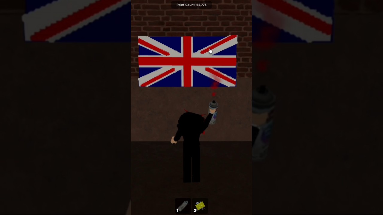 DRAWING UNITED KINGDOM 🇬🇧 FLAG & COMING BACK LATER #roblox #uk #unitedkingdom