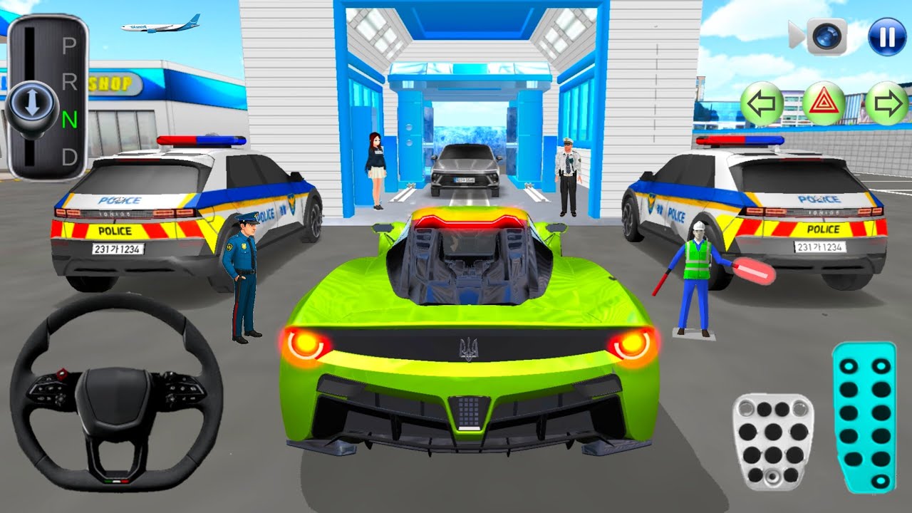 New Super Lamborghini car For Washing 🚗 | 3D driving class-2026 Android Gameplay #CarGame #gameplay.