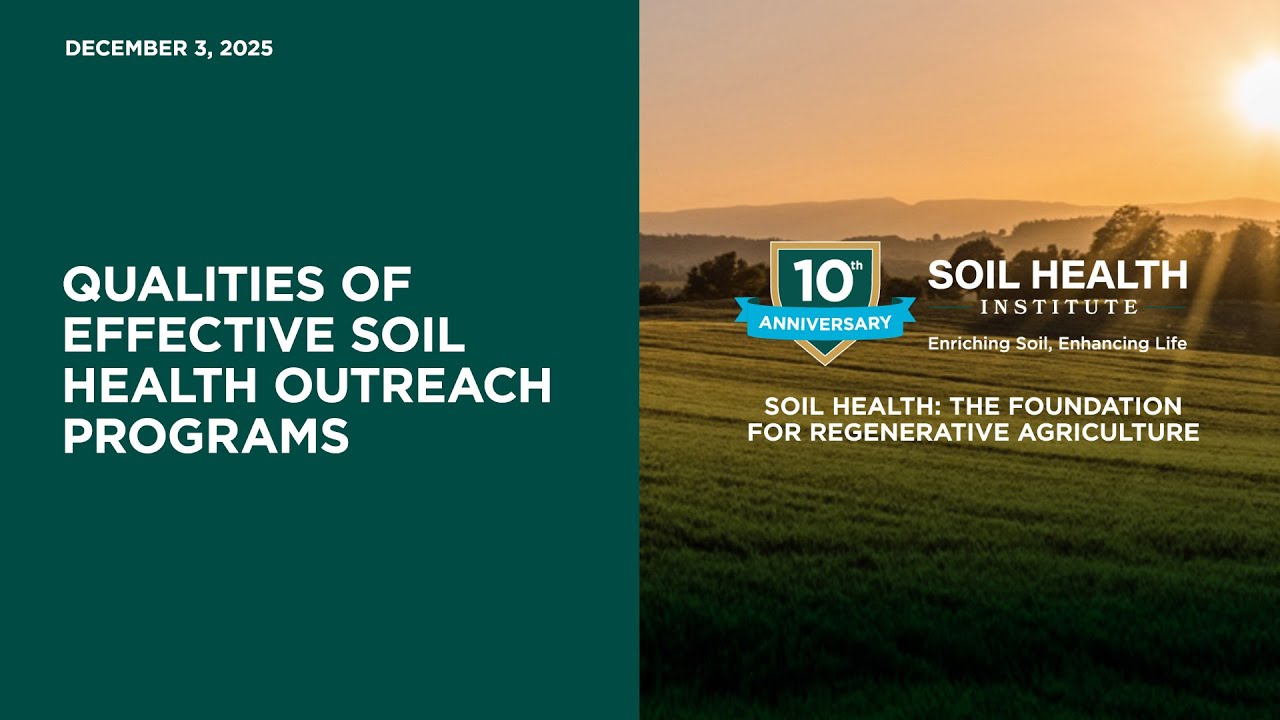 Qualities of Effective Soil Health Outreach Programs