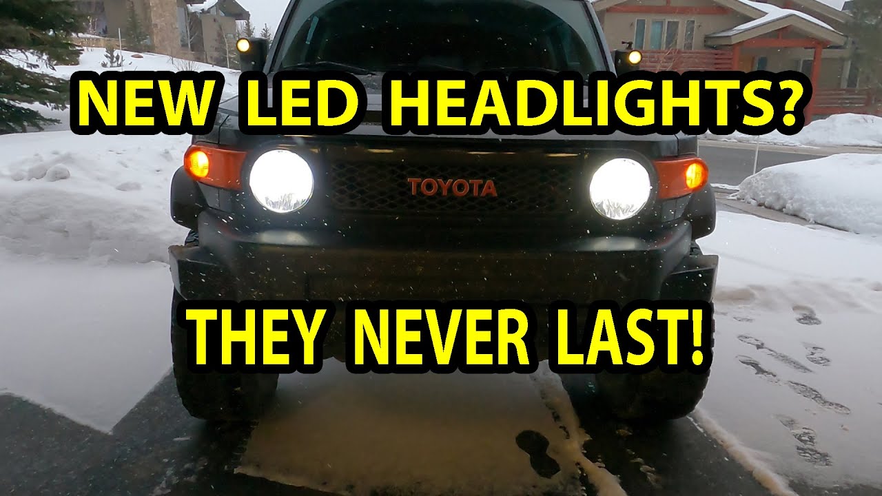 FJ Cruiser gets new LED Headlights💡 for the 4th time?