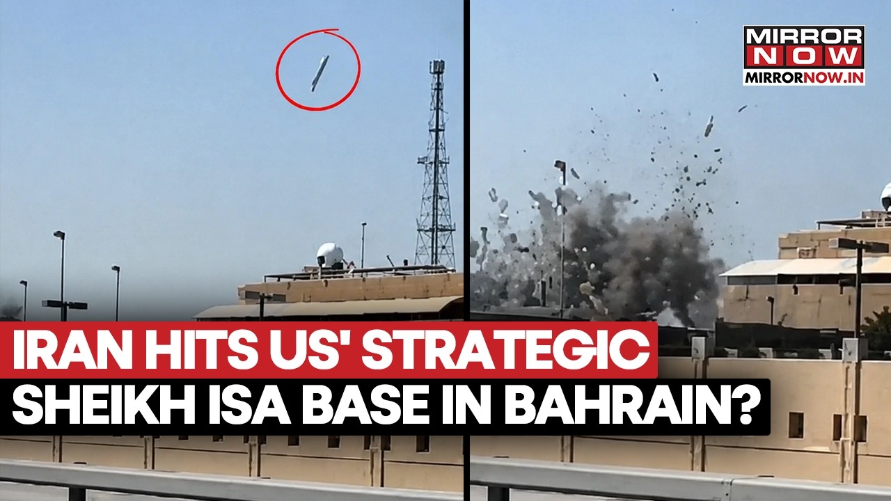 Iran Launches Drones Targeting US' Strategic Sheikh Isa Base In Bahrain? IRGC's Big Claim | Watch