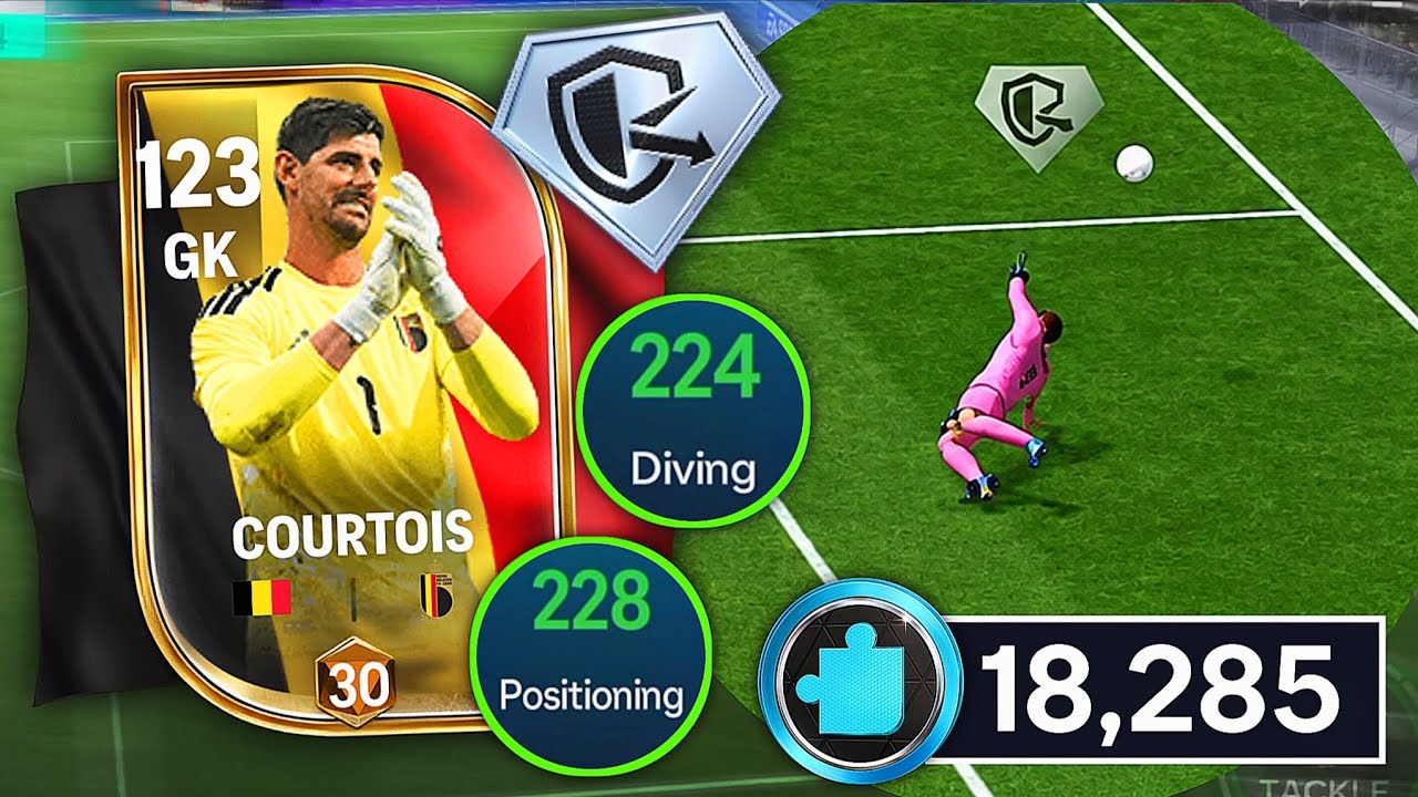 COURTOIS - The Best F2P Goalkeeper in FC Mobile !? 🧤