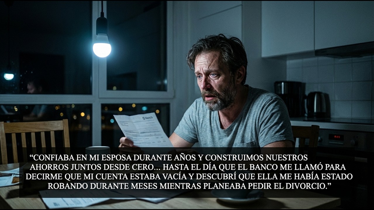 Descubrí que mi esposa llevaba años vaciando nuestras cuentas en secreto...