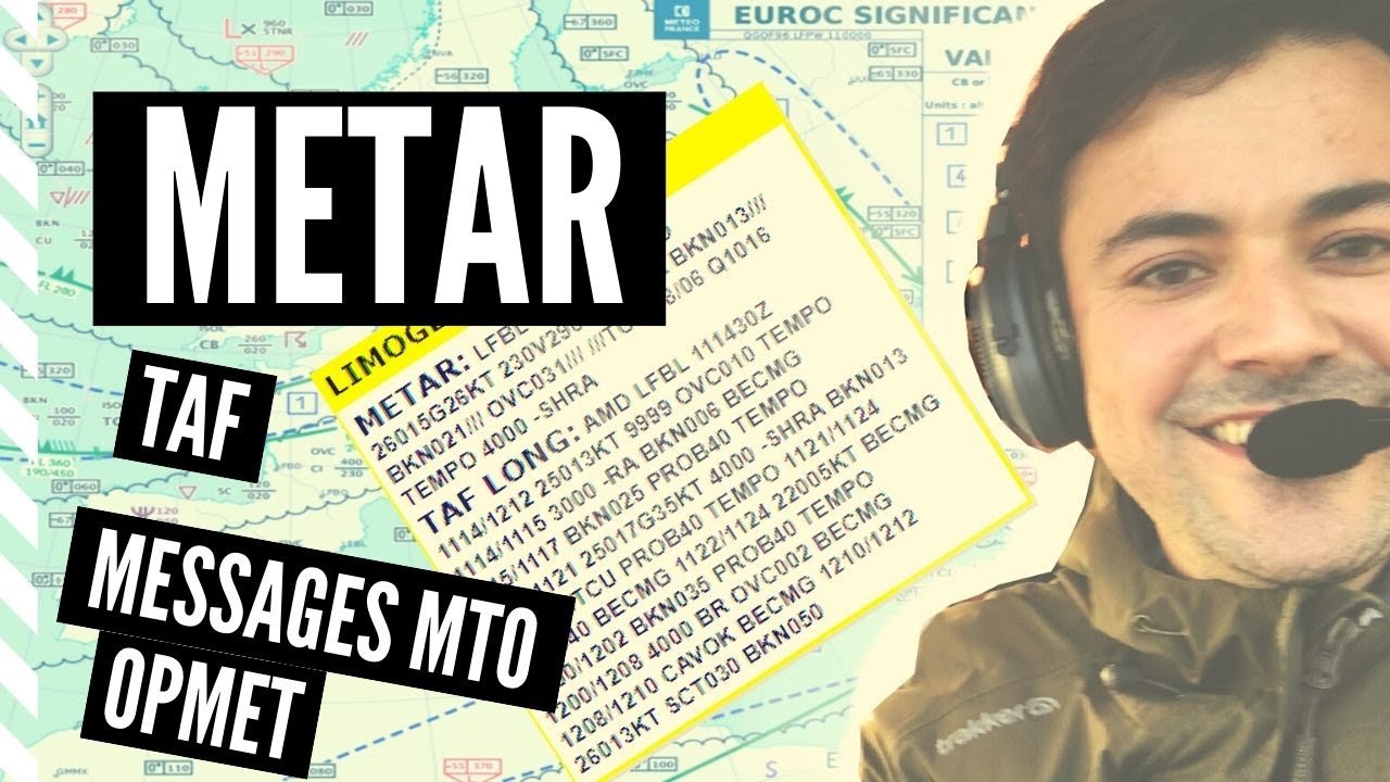METAR, TAF, SIGMET & messages MTO / OPMET