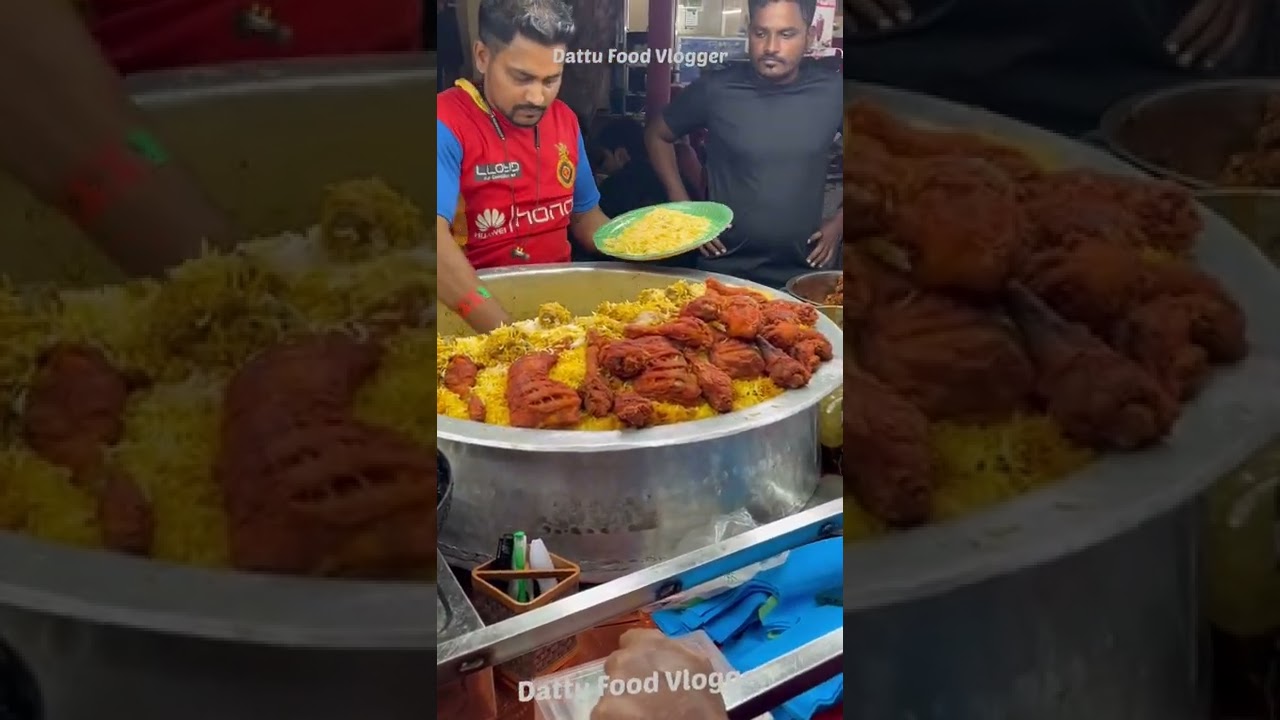 Best biryani Vijayawada Eat Street 🔥😋 #shorts #foodblogger #Dattufoodvlogger