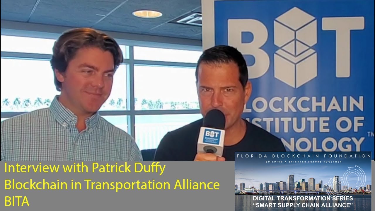Patrick Duffy from Blockchain in Transportation Alliance (BiTA): Interview at Port Miami