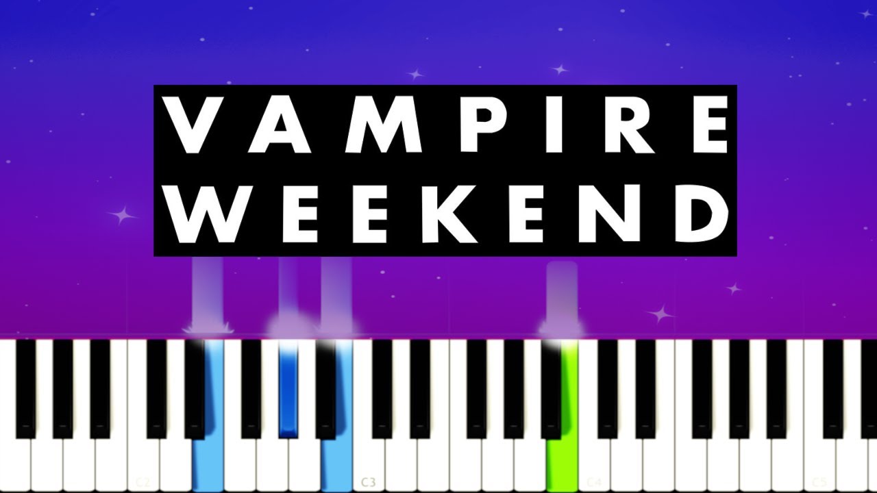 Vampire Weekend - Campus  (Piano Tutorial)