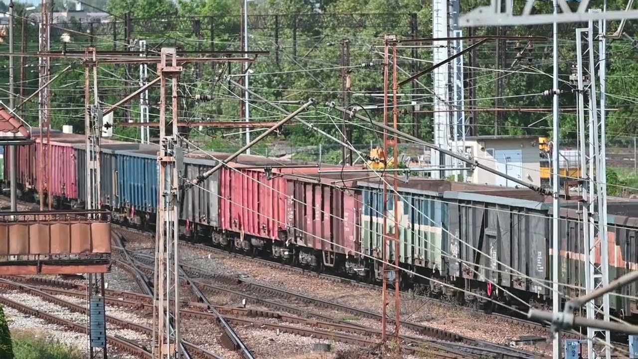 Wrocław Brochów odjazd towarowego