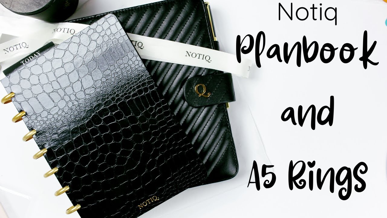 Notiq Planbook and Quilted A5 Planner | We Officially In The Game Now | Unboxing and Giveaway