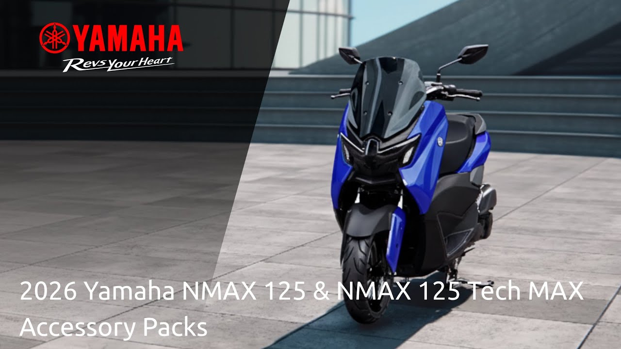 2026 Yamaha NMAX 125 & NMAX 125 Tech MAX: Accessory Packs