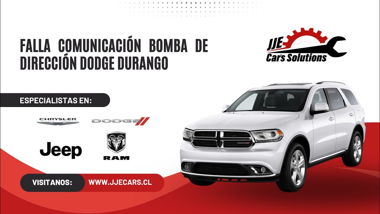 Falla comunicación bomba de dirección Dodge Durango 2013 3.6L