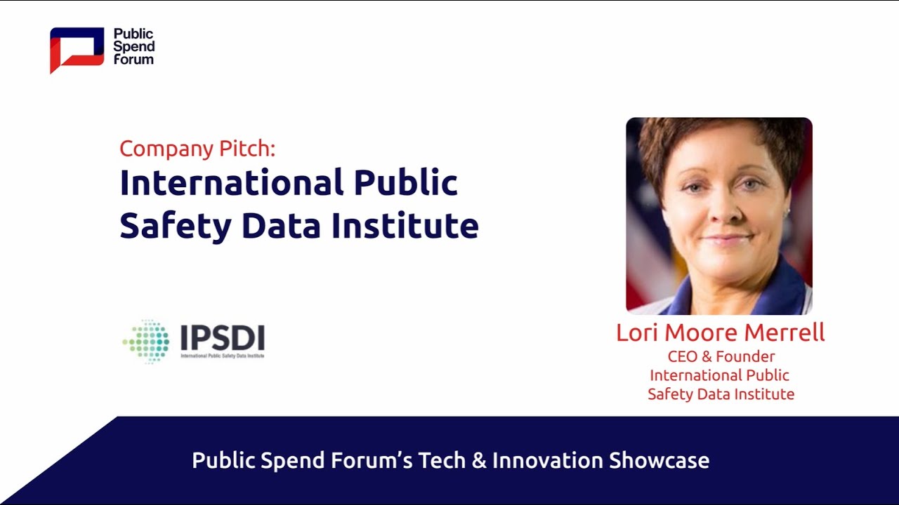 International Public Safety Data Institute: Pitch at GovShop's Tech & Innovation Showcase