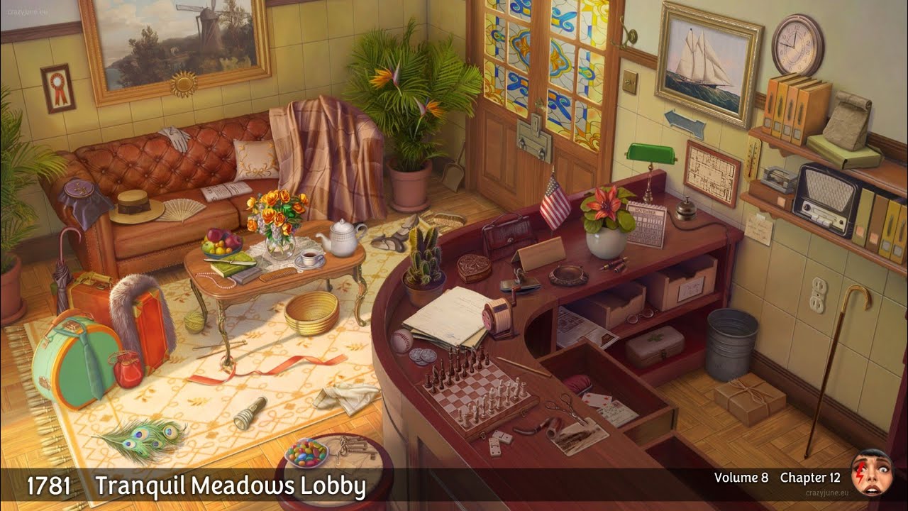 June's Journey Scene 1781 Volume 8 Chapter 12 Tranquil Meadows Lobby 4k HD 