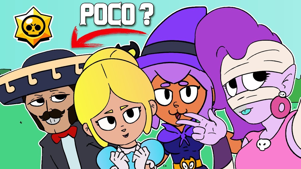 BRAWL STARS ANIMATION: EMZ x SHELLY x PIPER x POCO (Parody)