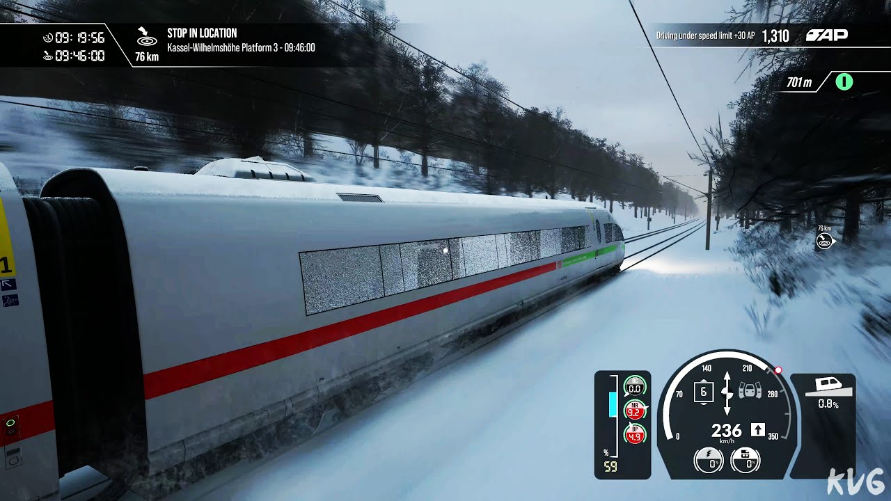 Train Sim World 3 - Snow Gameplay (PS5 UHD) [4K60FPS]