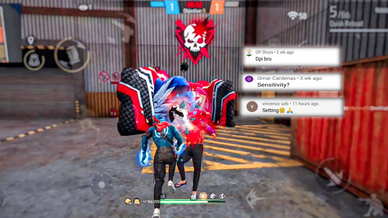 Sensi + Settings 👾 Redmi Note 7 Pro📲 Free Fire Highlights